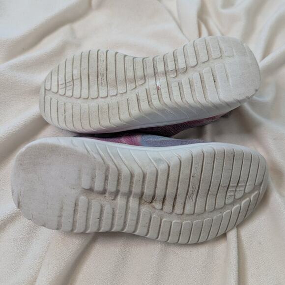 Skechers Kids Ultra Flex 2.0 Swirlology Pastel Slip On Sneakers Girls Size 10 - Picture 6 of 10